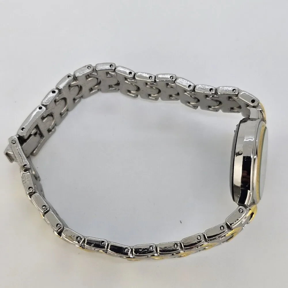 Women's Watch 24MM White Dial Two Tone Bracelet‎ Band 6.5